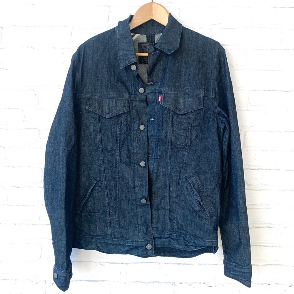 Levi’s Men’s Commuter Denim Cycling Jacket, Large